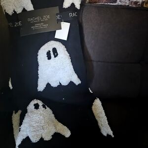 Rachel Zoe Ghost Blanket Black NWT
